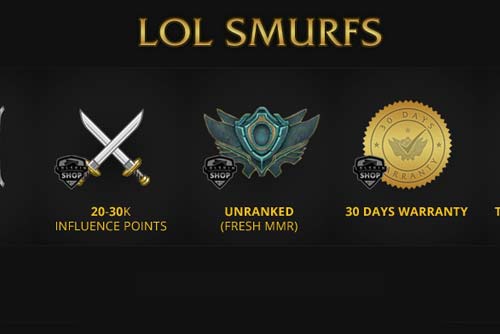 The Basic Facts About League Of A Legends Smurf Account