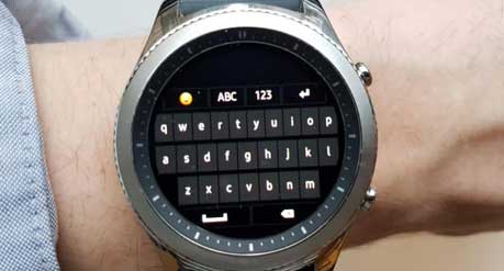 What Type Of Keyboard Is Available On A Smartwatch